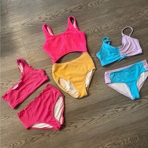 Old Navy, Pink, orange, blue and purple Bikini Swimwear